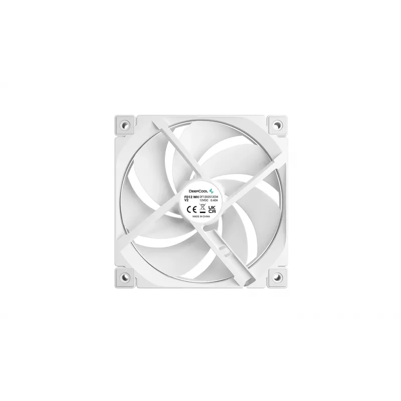 Deepcool dzesēšanas ventilators | FD12 WH V2 | Balts