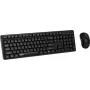 Rapoo 8150M Silent Multi-Mode tastatūra-pele-Set QWERTZ DE Wireless Melns