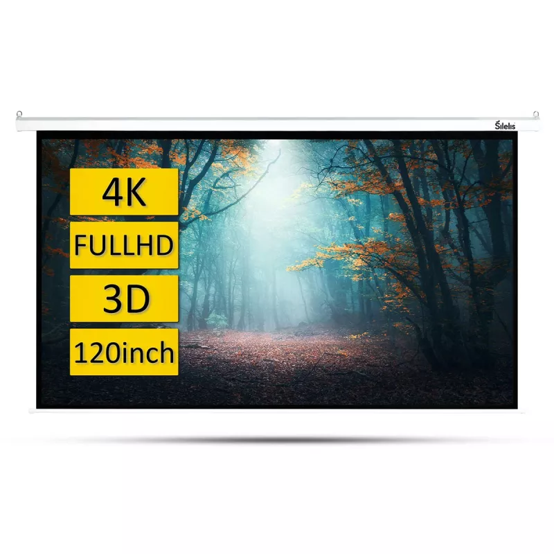 Silelis elektriskais ekrāns 203x152 cm ESE-1