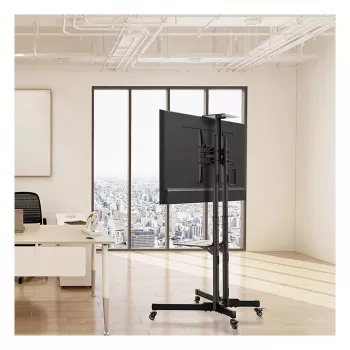 VALUE LCD-/TV-rullīšu statīvs, 37-70 collas, līdz 50 kg, melns