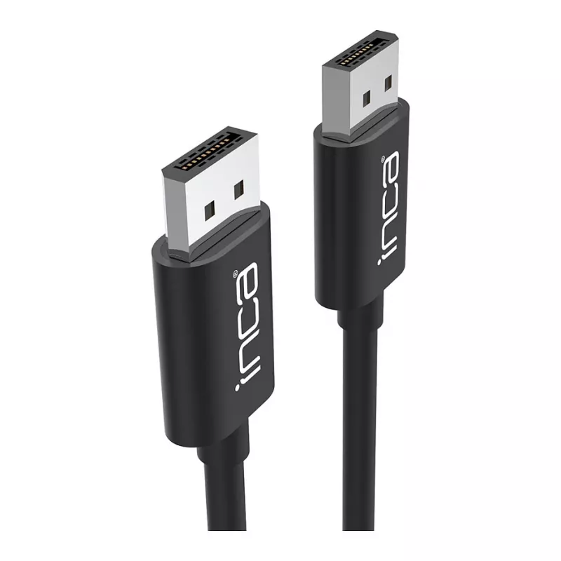 INCA DisplayPort kabelis IDPD-20 DP > DP; 4K60Hz; 2,0 m mazumtirdzniecības iepakojumā