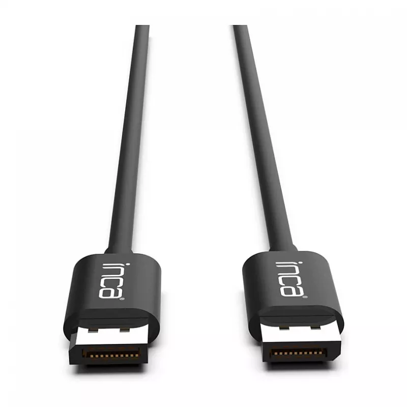 INCA DisplayPort kabelis IDPD-20 DP > DP; 4K60Hz; 2,0 m mazumtirdzniecības iepakojumā
