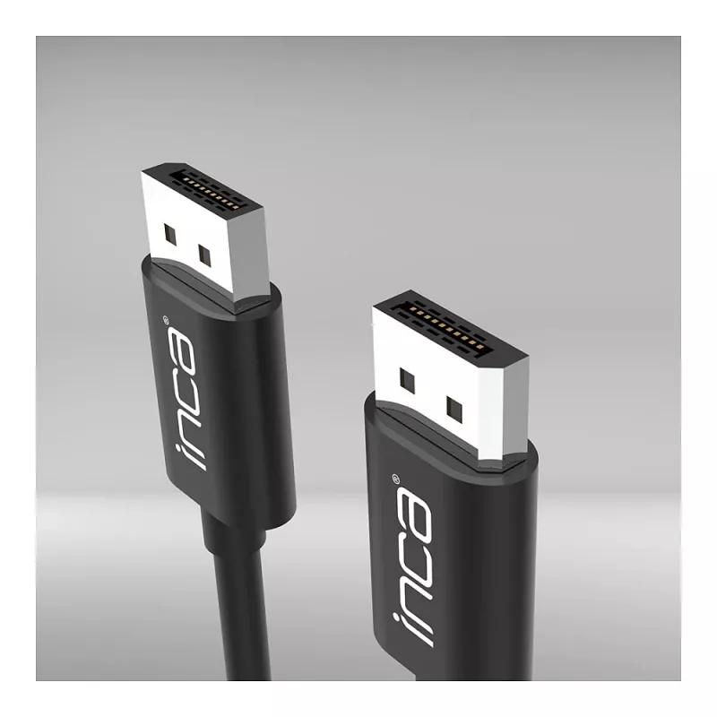 INCA DisplayPort kabelis IDPD-20 DP > DP; 4K60Hz; 2,0 m mazumtirdzniecības iepakojumā