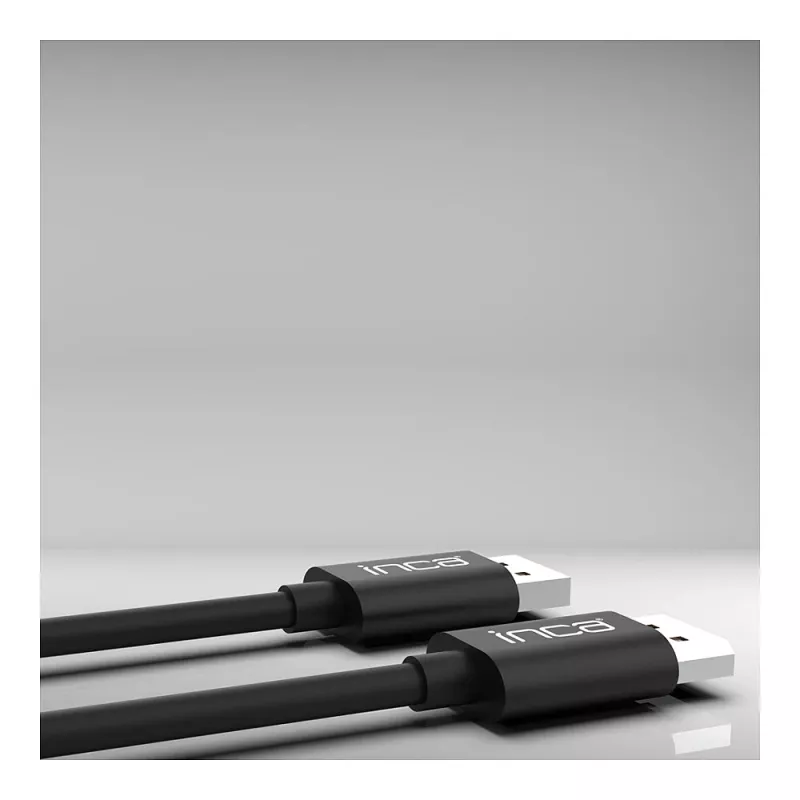 INCA DisplayPort kabelis IDPD-20 DP > DP; 4K60Hz; 2,0 m mazumtirdzniecības iepakojumā
