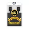 INCA DisplayPort kabelis IDPD-20 DP > DP; 4K60Hz; 2,0 m mazumtirdzniecības iepakojumā