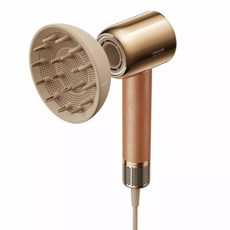 Dreame Hair Miracle matu žāvētājs 1600 W zelta krāsā