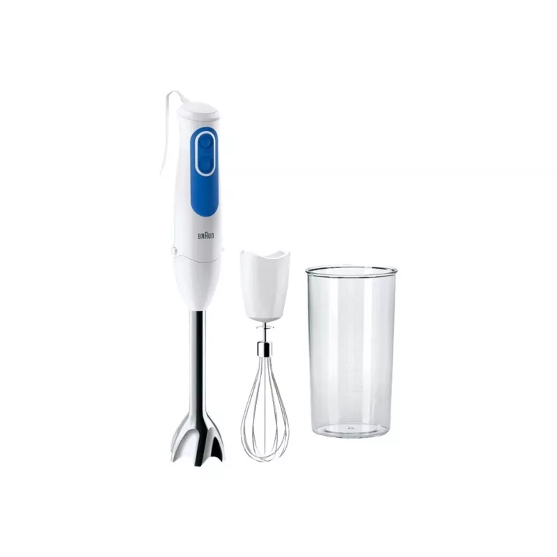 Braun | rokas blenderis | MQ 3005 iegremdējamais | rokas blenderis | 700 W | ātrumu skaits 2 | balts/zils