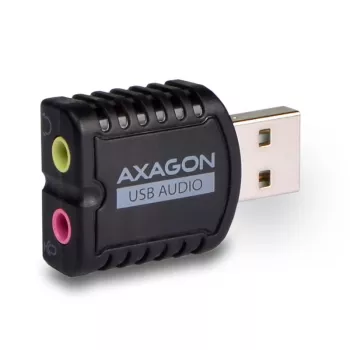 AXAGON ADA-10, USB 2.0 stereo audio mini adapt