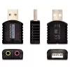 AXAGON ADA-10, USB 2.0 stereo audio mini adapt