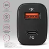 AXAGON PWC-PQ38 38W automašīnas lādētājs 2x ports USB-A+C