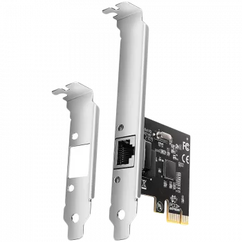 Axagon Gigabit Ethernet PCI-Express tīkla karte ar jaunu Realtek mikroshēmojuma versiju RTL8111L.