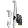 Axagon Gigabit Ethernet PCI-Express tīkla karte ar jaunu Realtek mikroshēmojuma versiju RTL8111L.