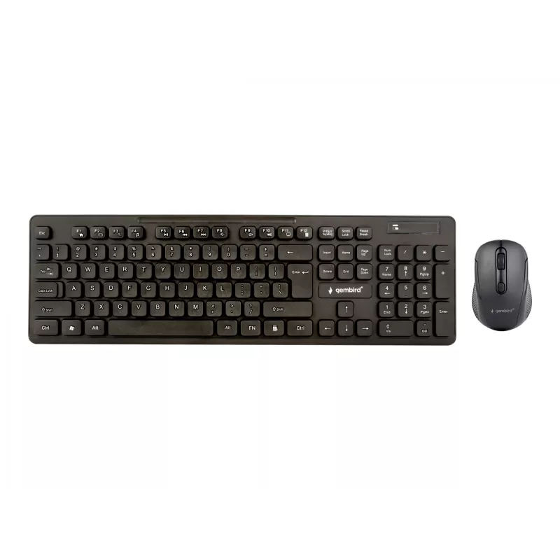 Gembird KBS-WCH-03 bezvadu tastatūras un peles komplekts, melns