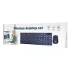 Gembird KBS-WCH-03 bezvadu tastatūras un peles komplekts, melns