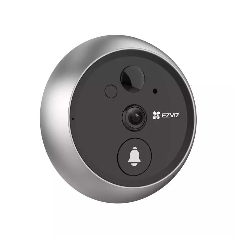 EZVIZ DP2 2K video domofons 3 MP 10,9 cm (4,3) sudraba