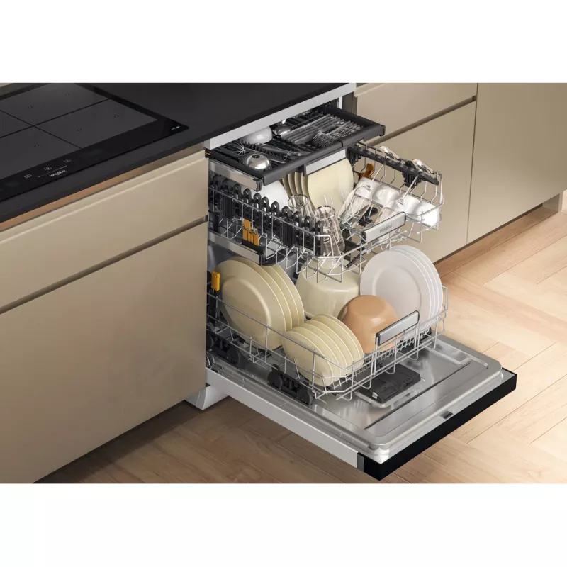 Whirlpool W7F HS51 Brīvi stāvoša 15 galda trauku komplekti B