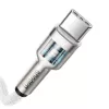 USB-C uz USB-C kabelis Baseus Cafule, 100W, 2m (balts)