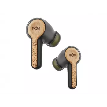Marley Rebel True Earbuds iebūvēts mikrofons, ievietojamās, bezvadu, Signature Melns