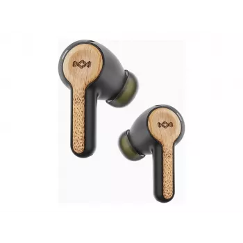 Marley Rebel True Earbuds iebūvēts mikrofons, ievietojamās, bezvadu, Signature Melns
