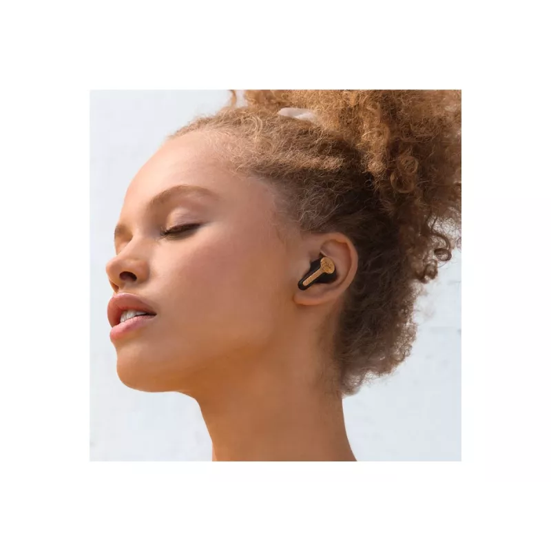 Marley Rebel True Earbuds iebūvēts mikrofons, ievietojamās, bezvadu, Signature Melns