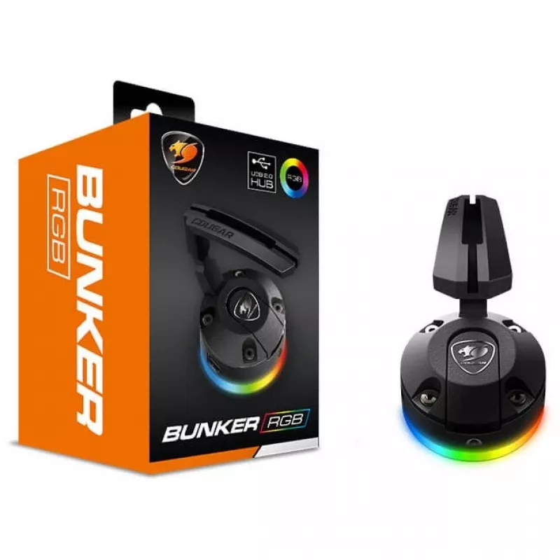 Cougar Bunker RGB peles kabeļa organizators (melns)