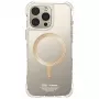 SK-2024IPP69-SDOPRM-GLD | Aizmugurējais vāciņš | Apple | iPhone 16 Pro Max | Plastmasa | Caurspīdīgs/Šampanieša krāsa