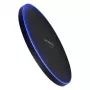 AXAGON WDC-P10T plāns bezvadu ātrās uzlādes paliktnis, Qi 5/7,5/10 W, micro USB