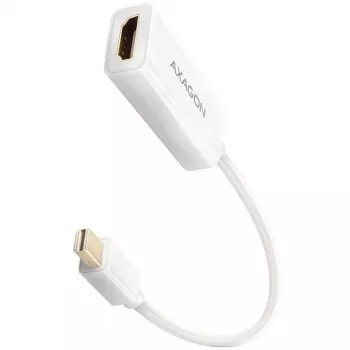 AXAGON RVDM-HI14NW - 0,15 m - Mini DisplayPort - HDMI - Vīr. - Siev. - taisns