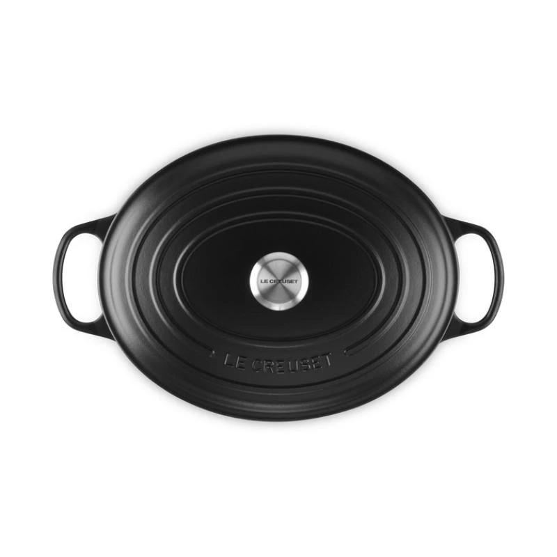 Le Creuset Signature cepešpanna ovāla 35 cm melna (21178350000430)