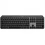 Logitech Master Series MX Keys S for Mac - tastatūra - pilna izmēra - fona apgaismojums - bezvadu - Bluetooth LE - AZERTY - franču - Space-Grey (920-011625)