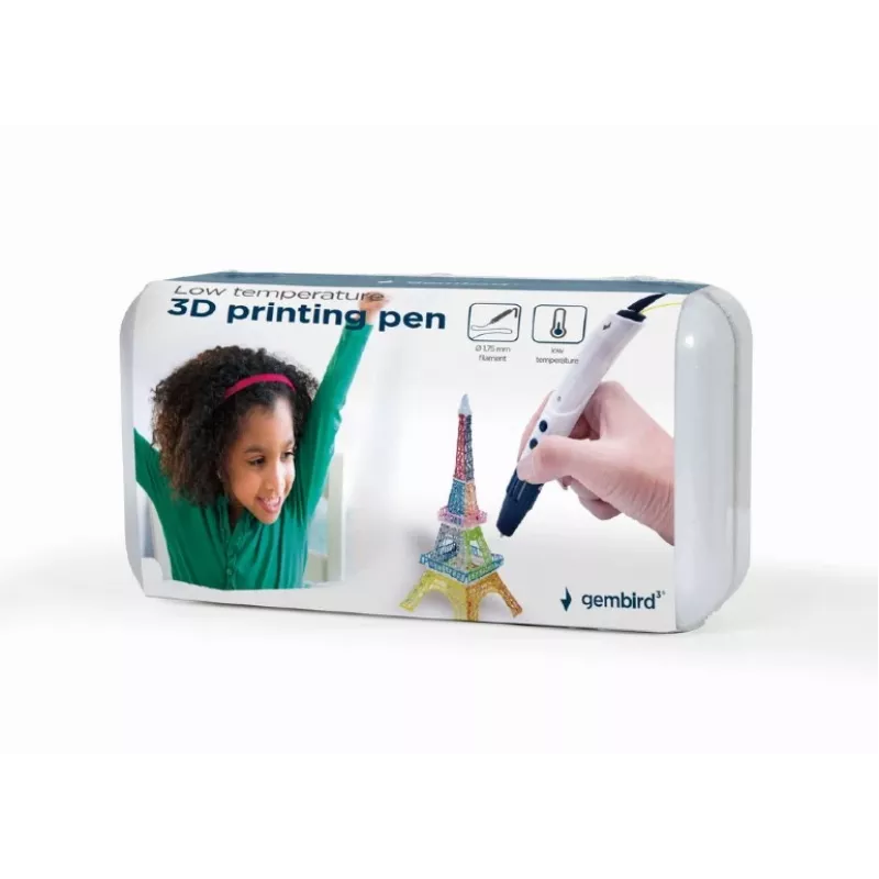 Gembird zemas temperatūras 3D drukāšanas pildspalva | Balta