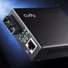 Cudy MC100SA-20 tīkla multivides pārveidotājs 100 Mbit/s 1310 nm vienmoda Melns