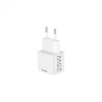 Hama 00201652 lādētājs 220V USB-C PD/Qualcomm 25W balts