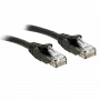 Lindy - tīkla kabelis - RJ-45 (V) uz RJ-45 (V) - 30 cm - UTP - CAT 6 - formēts, bez aizķeršanās, vīts - melns (48075)