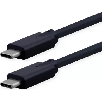 ROLINE - USB kabelis - 24 kontaktu USB-C (vīr.) uz 24 kontaktu USB-C (vīr.) - USB 3.2 - 48 V - 5 A - 1,5 m - USB barošanas avots (240 W) - Melns (11.02.9077)