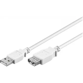 Wentronic 96199 USB kabelis, balts