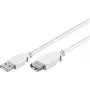 Wentronic 96199 USB kabelis, balts