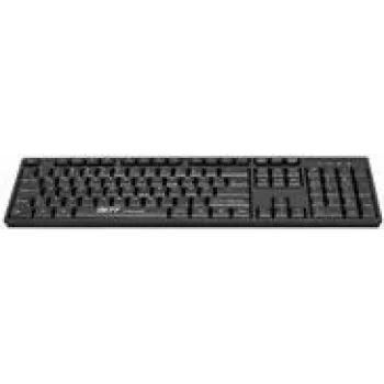 GCQ CleanType Easy Basic - Tastatūra - Plastmasa, medicīnas videi - mazgājama - USB - QWERTY - USA - Melna