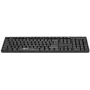 GCQ CleanType Easy Basic - Tastatūra - Plastmasa, medicīnas videi - mazgājama - USB - QWERTY - USA - Melna