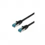 VALUE - komutācijas kabelis - RJ-45 (V) uz RJ-45 (V) - 1,5 m - SFTP, PiMF - CAT 6a - bezhalogēna, formēts, bezķeršanās, vīts - melns (21.99.1995)
