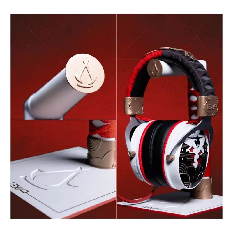 LEXIP X UBISOFT Assassins Creed Shadows MENTOR Box PS5 spēļu austiņas/statīvs