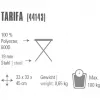 kempinga krēsls Tarifa 44143 (tumši pelēks/zils, trīskāju ķeblītis)