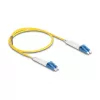 Delock optiskais kabelis LC Duplex uz LC Duplex Singlemode OS2 ar leņķa savienotāju 1 m