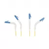 Delock optiskais kabelis LC Duplex uz LC Duplex Singlemode OS2 ar leņķa savienotāju 1 m
