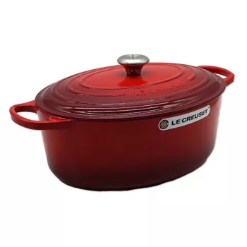 Le Creuset Signature cepešpanna ovāla 35 cm ķiršu sarkana (21178350602430)