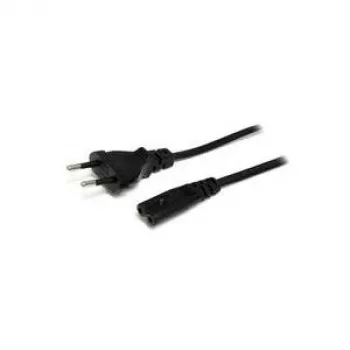 StarTech.com 2 m Laptop Ladekabel, EU Stecker auf C7, 2,5A 250V, 18AWG, Laptop/Drucker Stromkabel, Laptop Ladegerät Kabel, Laptop Netzteil Kabel - UL 