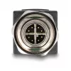 Delock M12 Adapteris X-kodēts 8 kontaktu spraudnis uz RJ45 ligzdu taisns