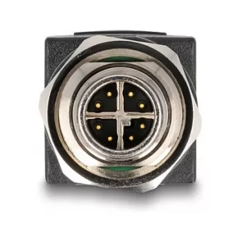 Delock M12 Adapteris X-kodēts 8 kontaktu spraudnis uz RJ45 ligzdu taisns