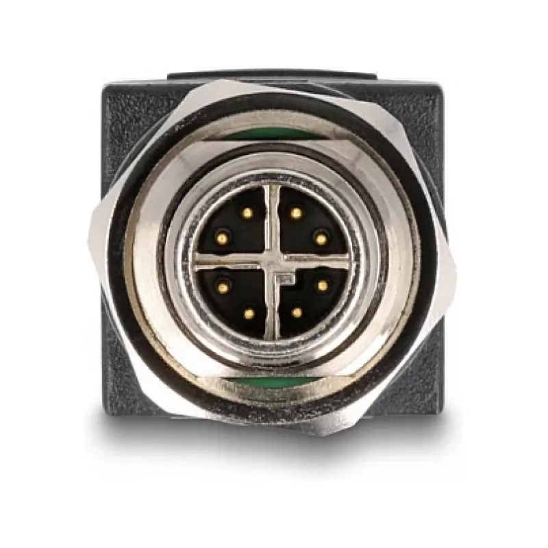 Delock M12 Adapteris X-kodēts 8 kontaktu spraudnis uz RJ45 ligzdu taisns