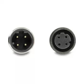 Delock M12 kabelis D-kodēts 4 kontaktu spraudnis uz ligzdu PVC 1 m